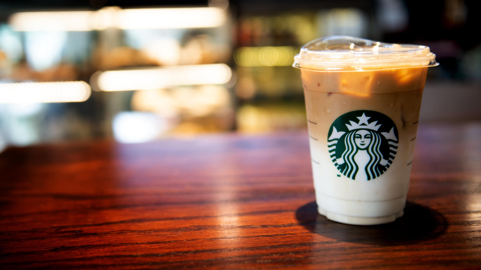starbucks iced coffee on the counter
